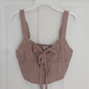 Corset crop top